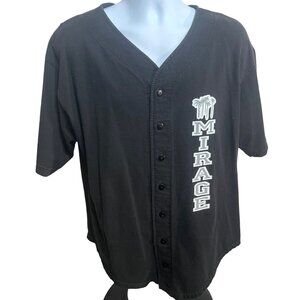 Rare Mirage Las Vegas Casino 2001 Cotton Jersey Men's XL Button Down Authentic